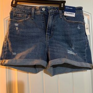 Old Navy Women's Distressed Blue Jean Shorts